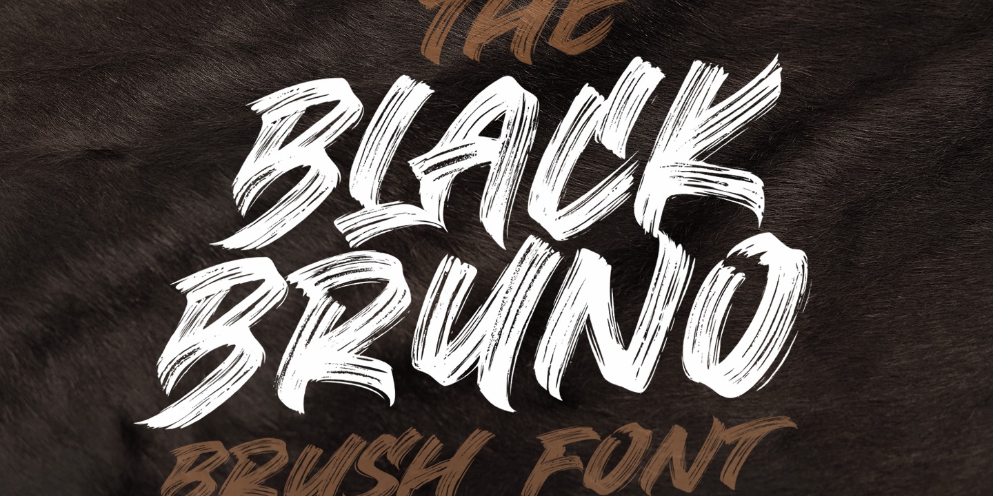 Шрифт Black Bruno